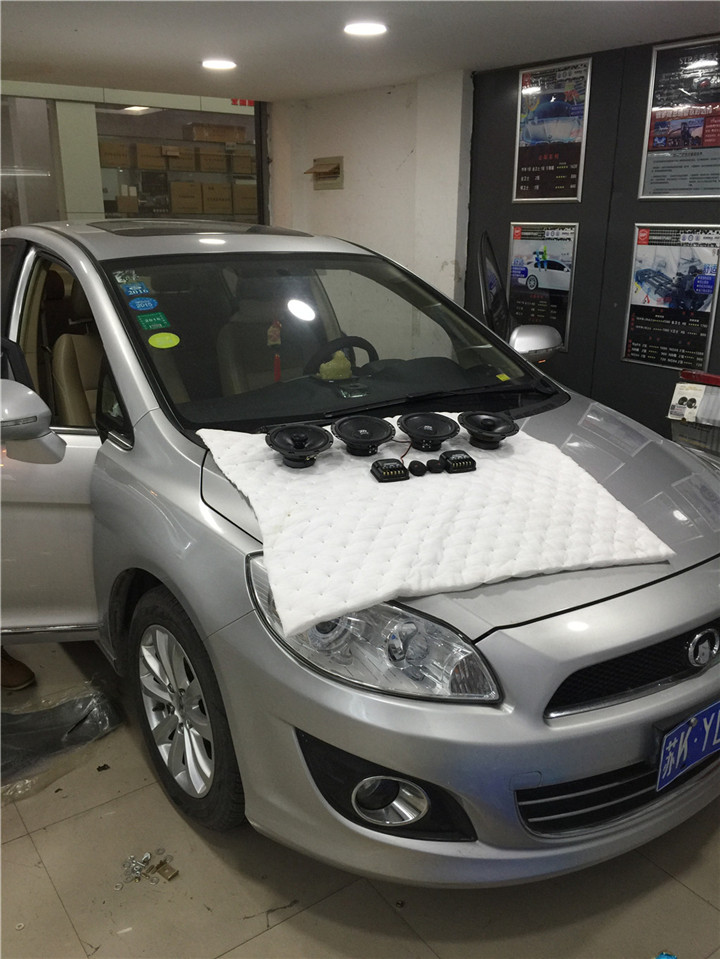 長(zhǎng)城C50改裝摩雷 瑪仕舞套裝喇叭，升級(jí)音響系統(tǒng)——上海音豪